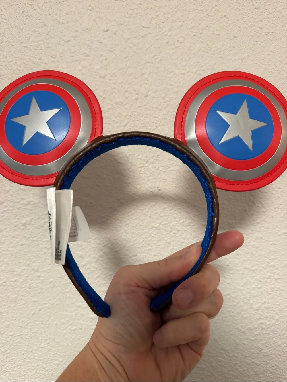 Disney Captain America Ears Headband Marvel Super Solider